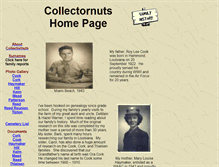 Tablet Screenshot of collectornuts.com